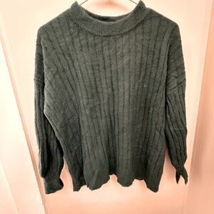 Aerie forest green sweater